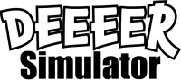 DEEEER Simulator Your Average Everyday Deer Game logo