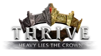 Thrive Heavy Lies The Crown logo