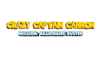 Crazy Captain Cannon Mission Billionaire Buster logo