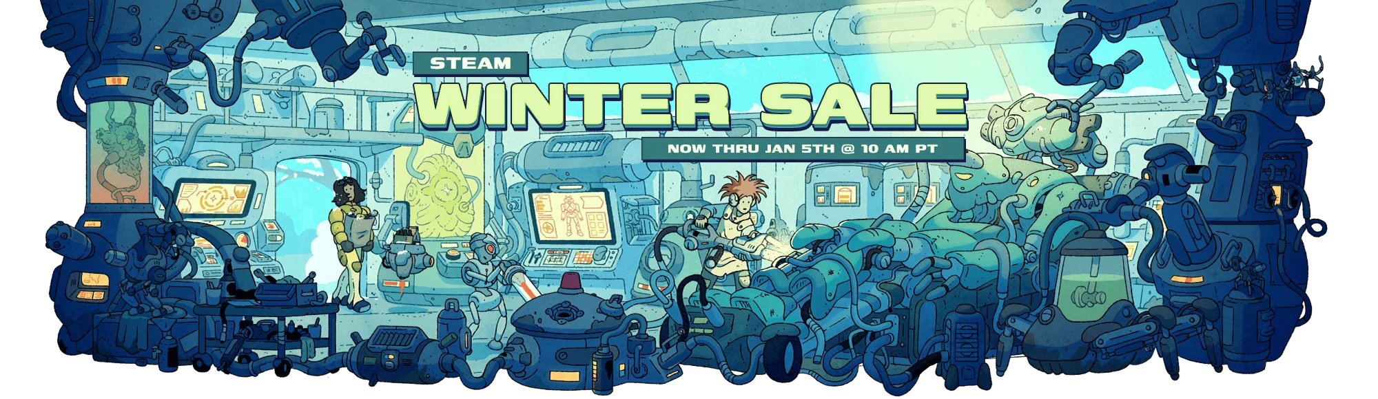 تخفیفات زمستانه استیم