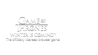 Game of Thrones Winter is Coming logo