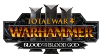 Total War WARHAMMER 3 Blood for the Blood God III logo