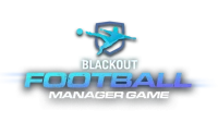 Blackout Football Manager Game logo