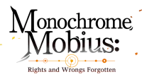 Monochrome Mobius Rights and Wrongs Forgotten logo