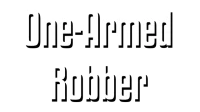 One armed robber logo