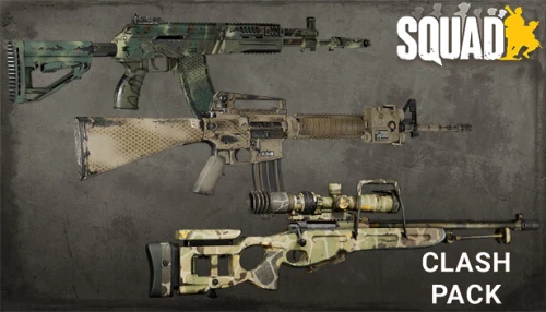 Squad Weapon Skins Clash Pack