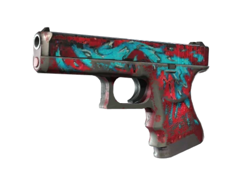 خرید بازی StatTrak Glock 18 Water Elemental Battle Scarred