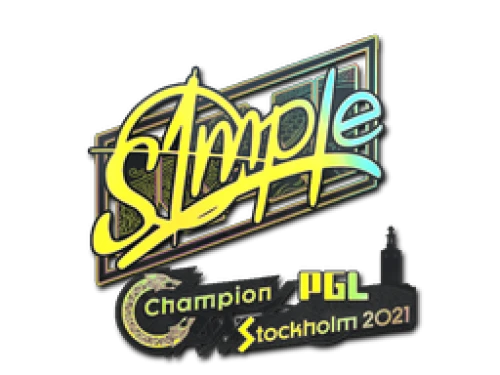 خرید بازی Sticker s1mple Holo Stockholm 2021