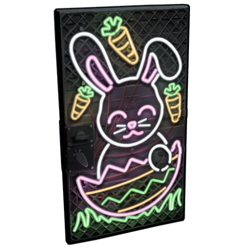 خرید Neon Easter Bunny Door