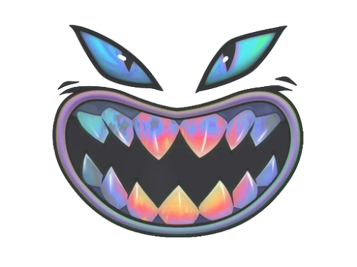 Sticker Say Cheese Holo