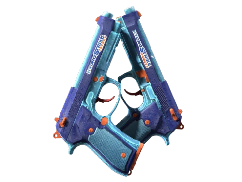 Dual Berettas Hydro Strike Minimal Wear