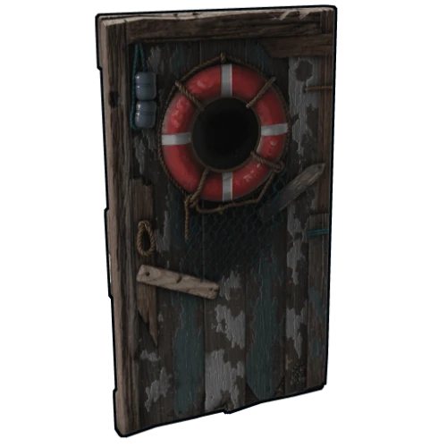 Castaway Wooden Door