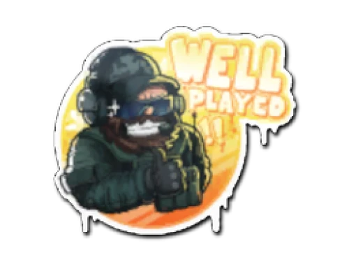 خرید آیتم Sticker Well Played در CS2