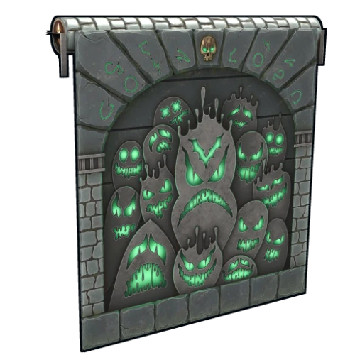خرید Ghostly Flame Garage Door
