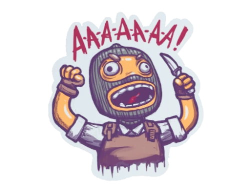 خرید استیکر Sticker Angry T | بازی CS2