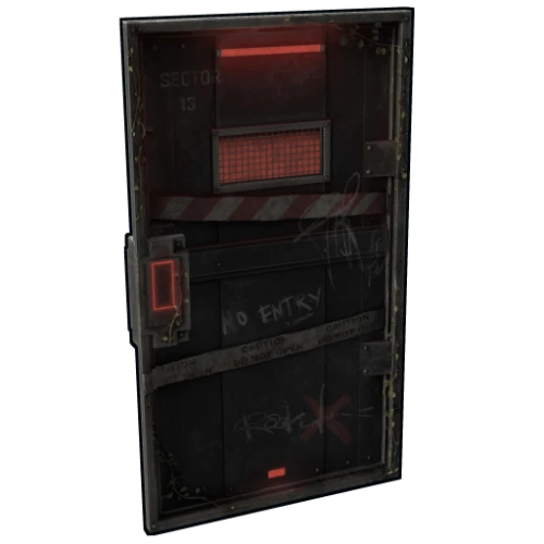 Red Sector Armored Door