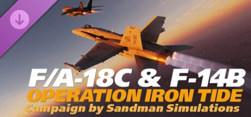 دی ال سی DCS F/A 18C And F 14B Operation Iron Tide Campaign by Sandman Simulations