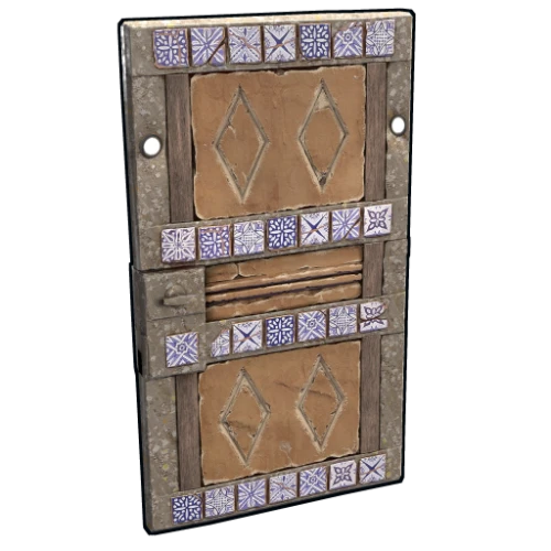 Adobe Decorative Door