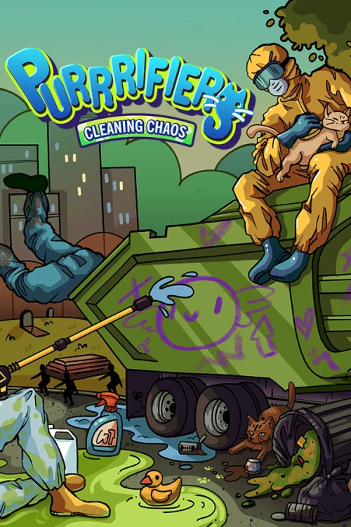 خرید بازی Purrrifiers Cleaning Chaos – Cats And Goofylike Co op