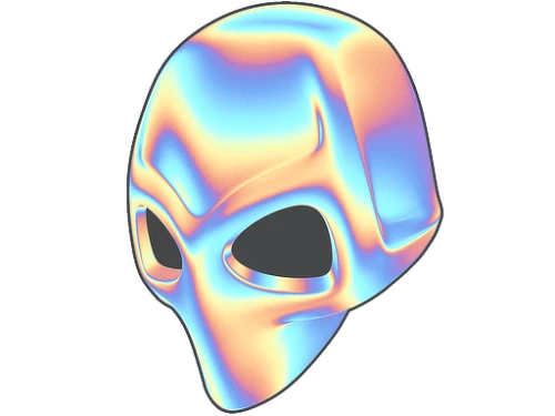Sticker Chrome Dome Holo