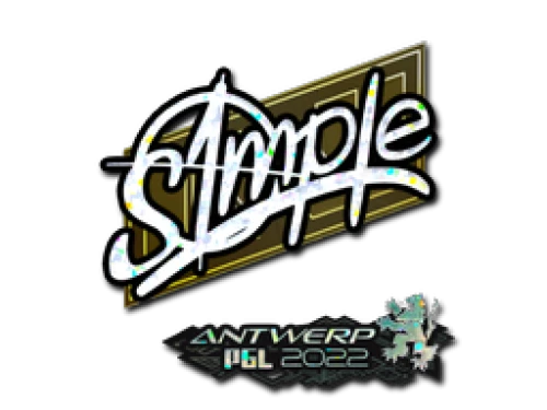 خرید بازی Sticker s1mple Glitter Antwerp 2022