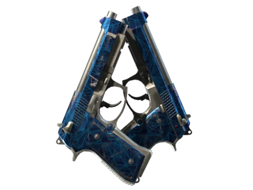 Dual Berettas Cobalt Quartz Well Worn
