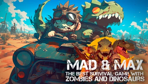 خرید بازی MAD And MAX The Best Survival game with Zombies and Dinosaurs