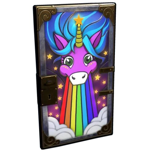 خرید Rainbow Pony Metal Door