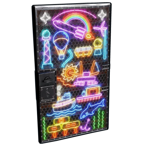 خرید Neon Vibes Sheet Metal Door