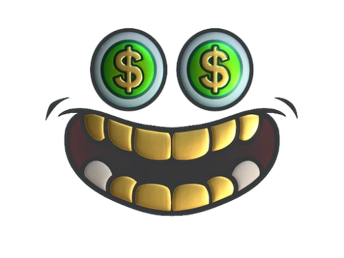 Sticker Gold Teef Foil