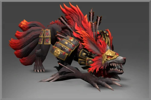 Autographed Requiem for Red Wolf Clan Wolf Form