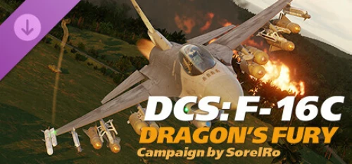 دی ال سی DCS F 16C Dragons Fury Campaign SorelRo