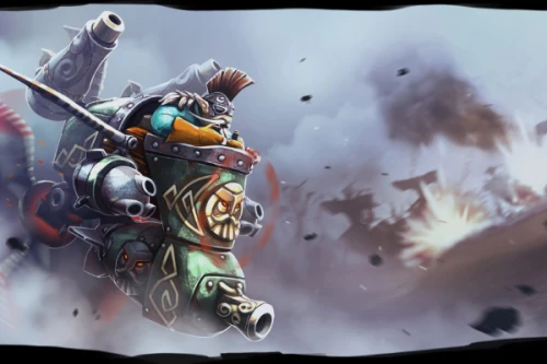 Genuine Iron Dwarf Gyrocopter