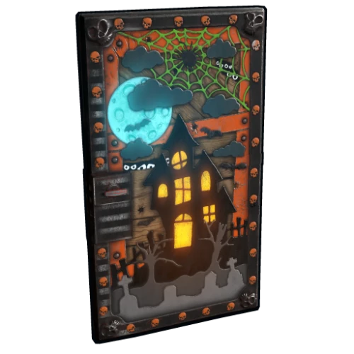 خرید Halloween House Door