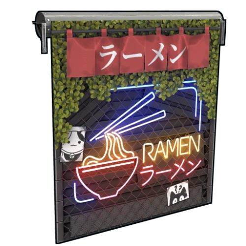 خرید Ramen Garage Door