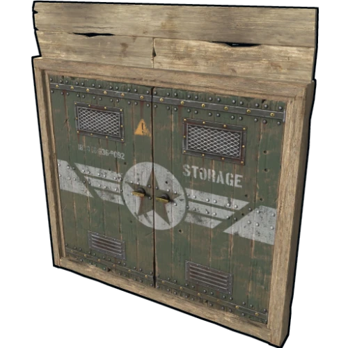خرید Military Storage Wooden Double Door