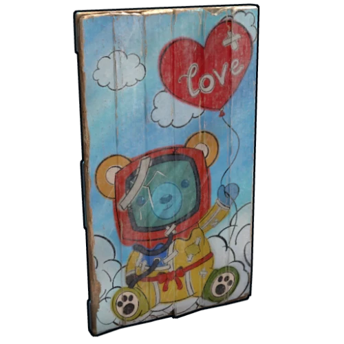 خرید Teddy Love Wooden Door