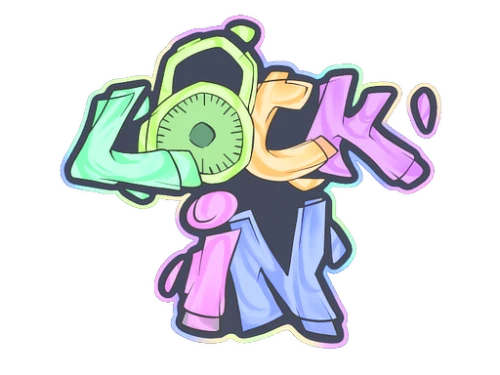 Sticker Lock In