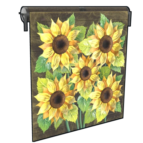 خرید Sunflowers Garage Door
